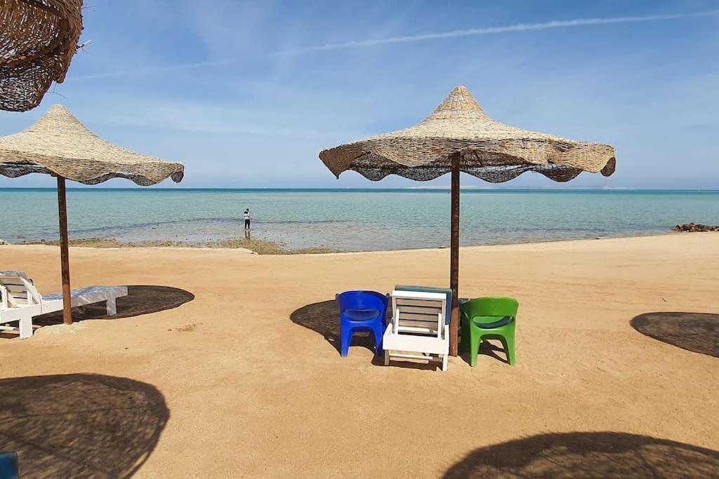 Casablanca Beach Direct Sea View Tow Bedroom Apartment Хургада Екстер'єр фото
