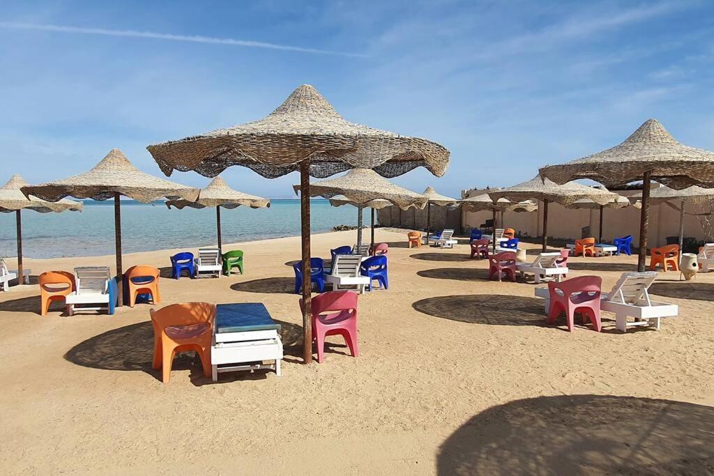 Casablanca Beach Direct Sea View Tow Bedroom Apartment Хургада Екстер'єр фото